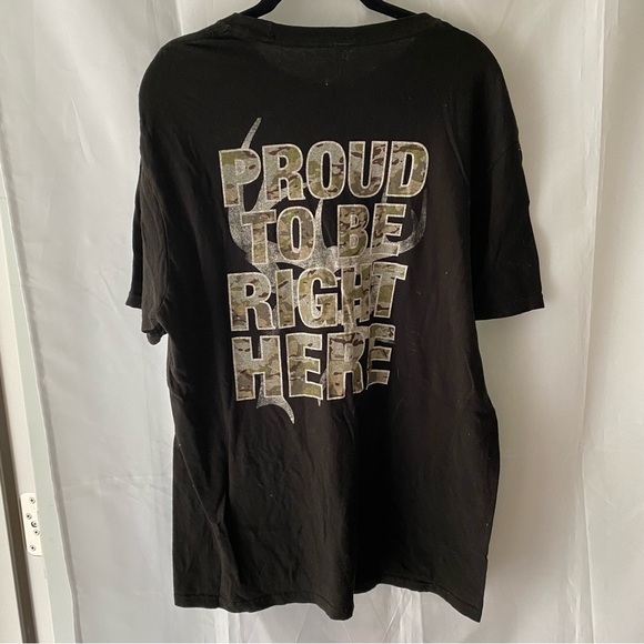 Luke Bryan tee black camo deer short sleeve SZ L NWOT - Picture 8 of 8